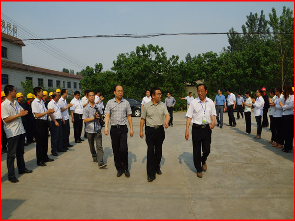 樊市(jng)长带队考察铭泽机械压块?